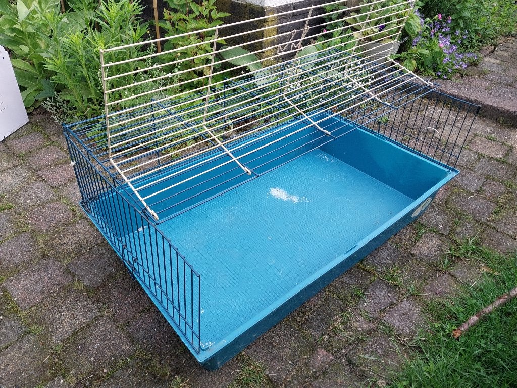 Konijnenhok 95x57x39 cm, Gebruikt, Hok, Rat, 75 tot 110 cm