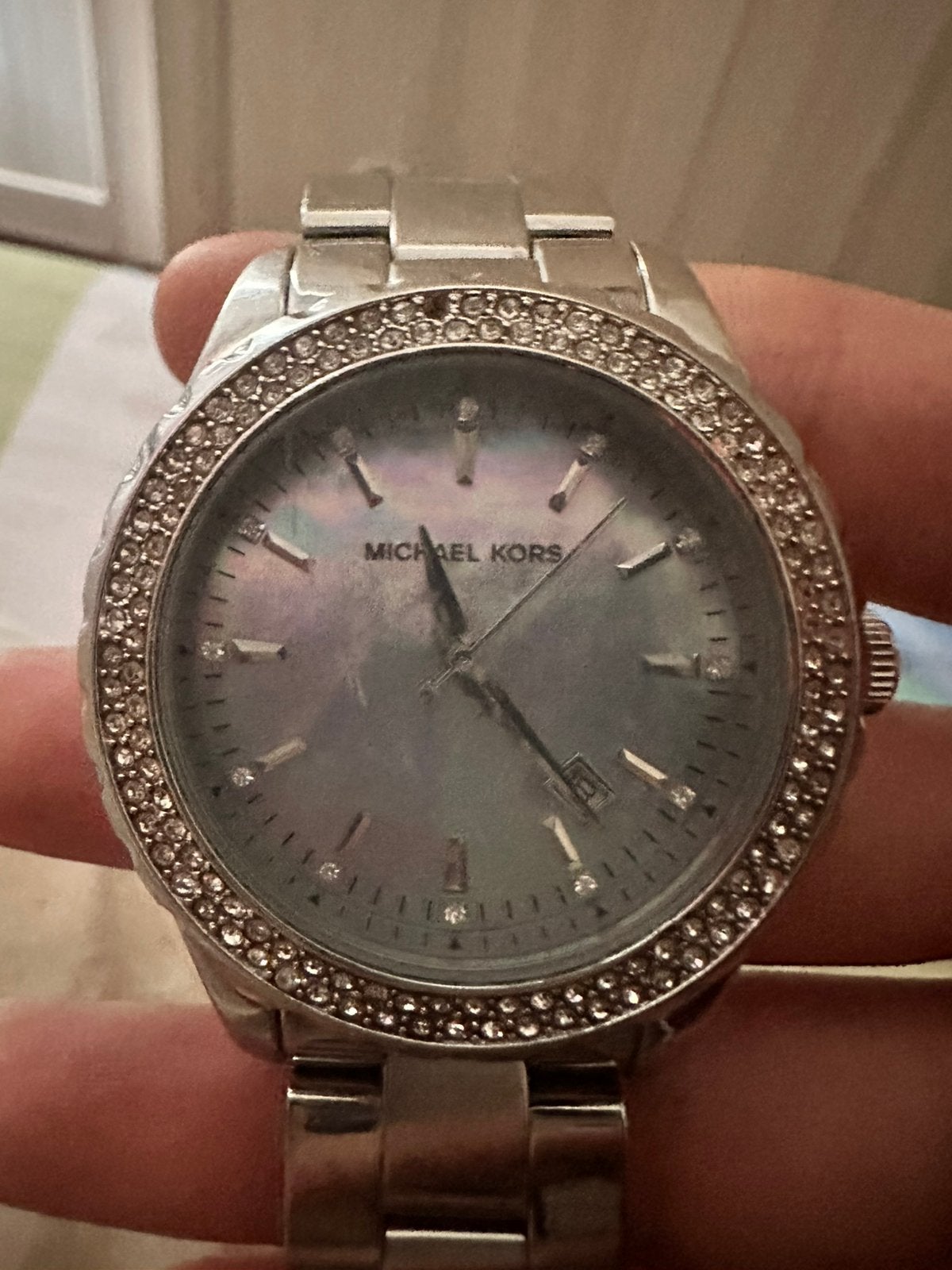 Michael kors voor dames, Staal, Gebruikt, Polshorloge, Ophalen