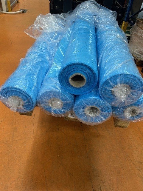 Grote Blauwe MDPE Plastic Zakken op Rol (150st), Ophalen of Verzenden, Nieuw, 15 m² of meer, Folie