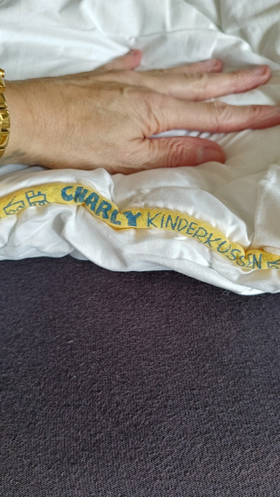 Charly Kinderkussen - Comfortabel en Zacht, Ophalen of Verzenden, Gebruikt