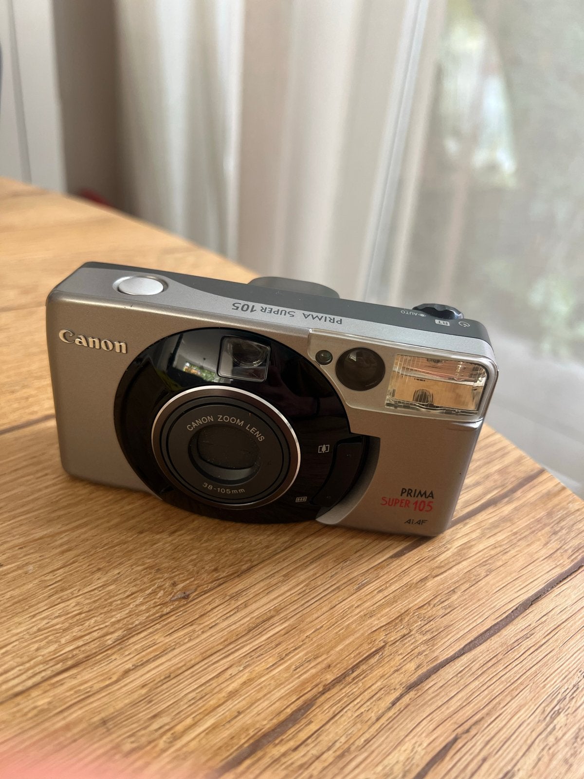 Canon Prima Super 105 Compact Camera, Ophalen of Verzenden, Zo goed als nieuw, Compact, Canon