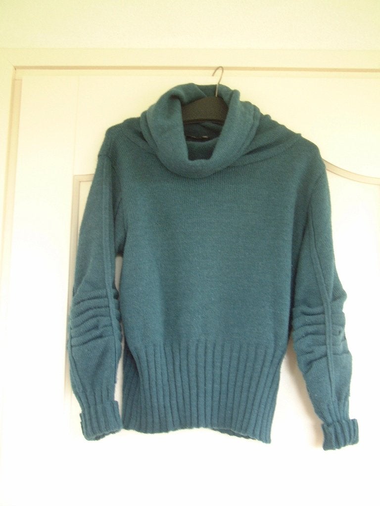 Netjes trui petrol kleur merk NU ongeveer maat M, Ophalen of Verzenden, Gedragen, Maat 38/40 (M), Overige kleuren
