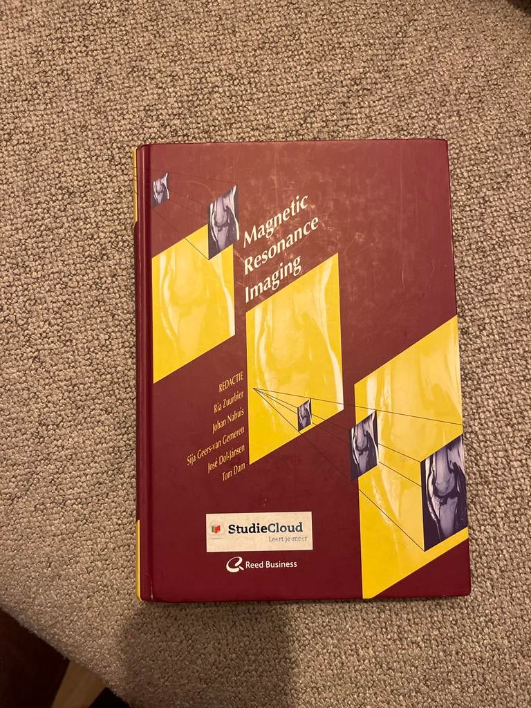 Magnetic Resonance Imaging - Studieboek, Boeken, Studieboeken en Cursussen, Zo goed als nieuw, HBO, Beta, Ophalen of Verzenden
