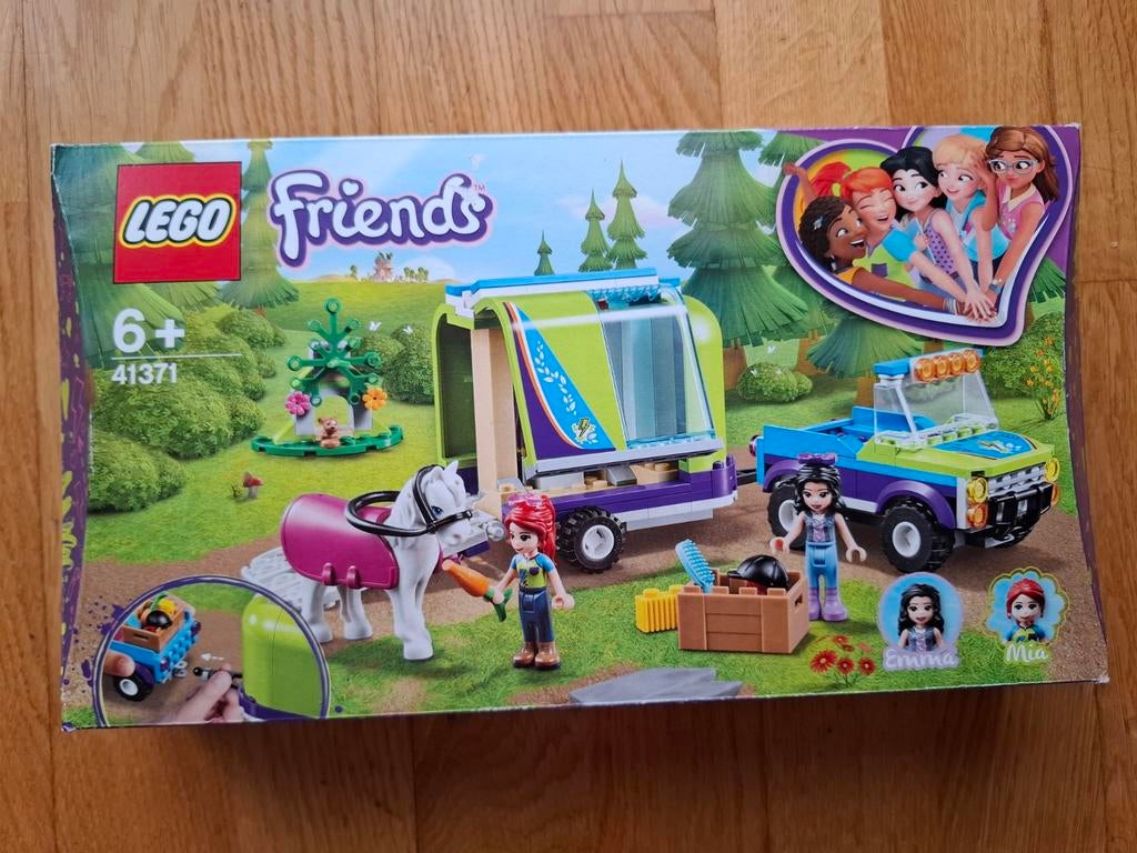 Lego Friends 41371 Mia's paardentrailer, Kinderen en Baby's, Speelgoed | Duplo en Lego, Lego, Friends, Ophalen of Verzenden, Zo goed als nieuw