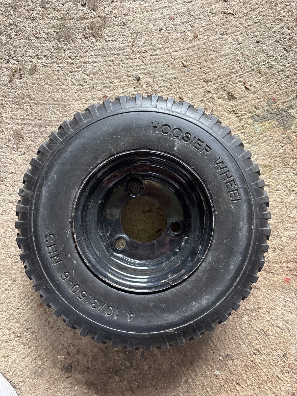 Hoosier Wheel banden en velgen 4.10/3.50-6 NHS, Ophalen, Gebruikt, 50 cm of meer