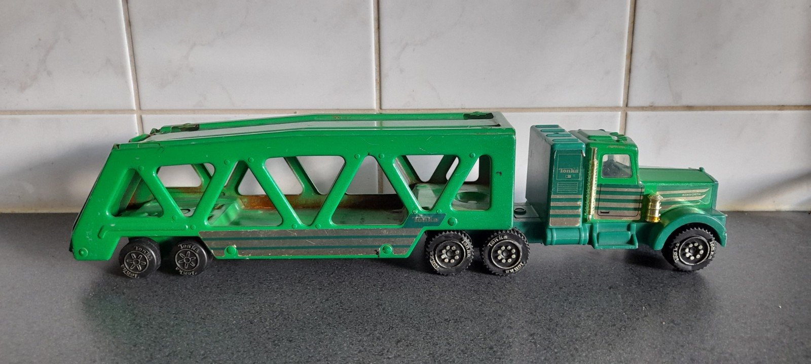 Tonka autotrailer. 1982, Ophalen of Verzenden