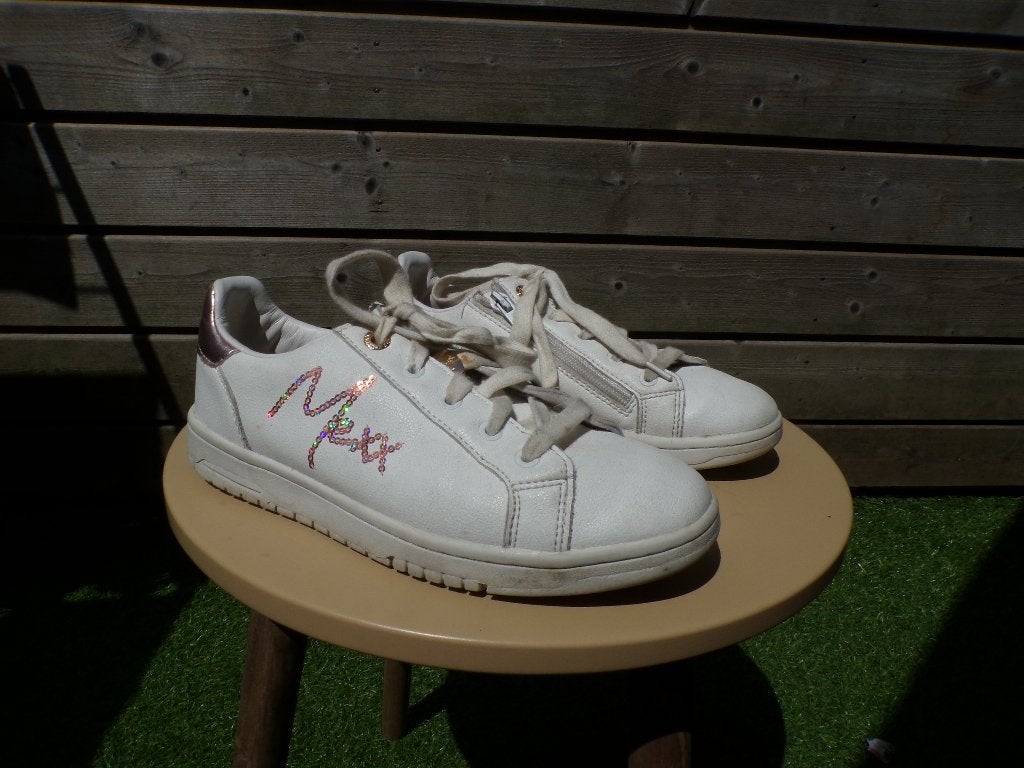 Meisjes schoenen, wit, Mexx, maat 35, Gebruikt, Meisje, Schoenen, Ophalen