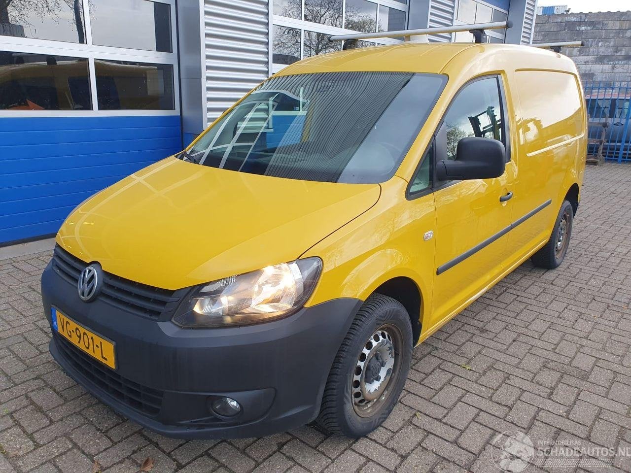 Volkswagen Caddy 1.6 TDI Maxi BMT (bj 2014), Auto diversen, Overige carrosserieën, Volkswagen, Volkswagen AG, Geel