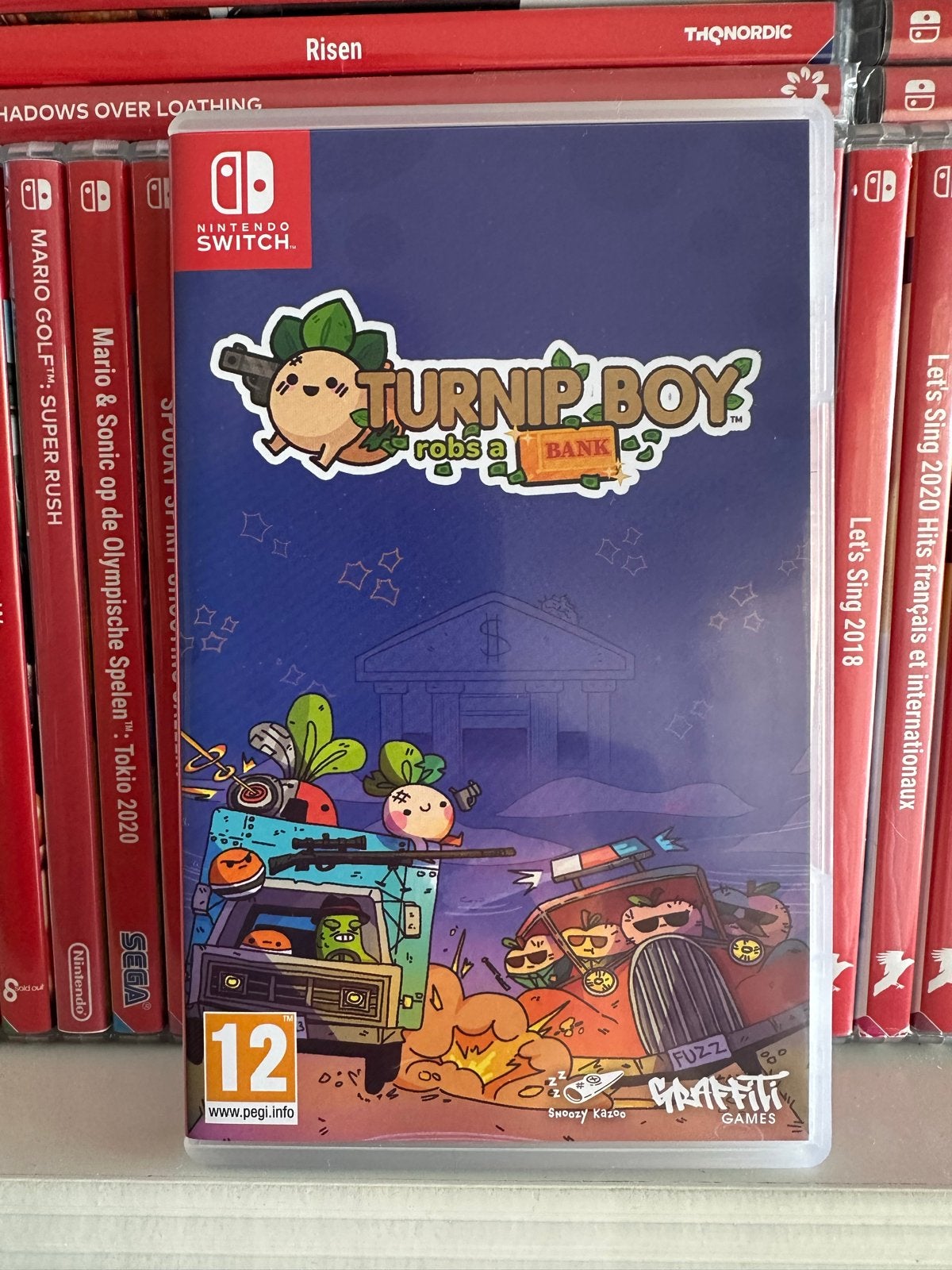 Turnip Boy Robs a Bank - Nintendo Switch (Nieuwstaat), Ophalen of Verzenden, Zo goed als nieuw, Met 1 controller, Switch Original