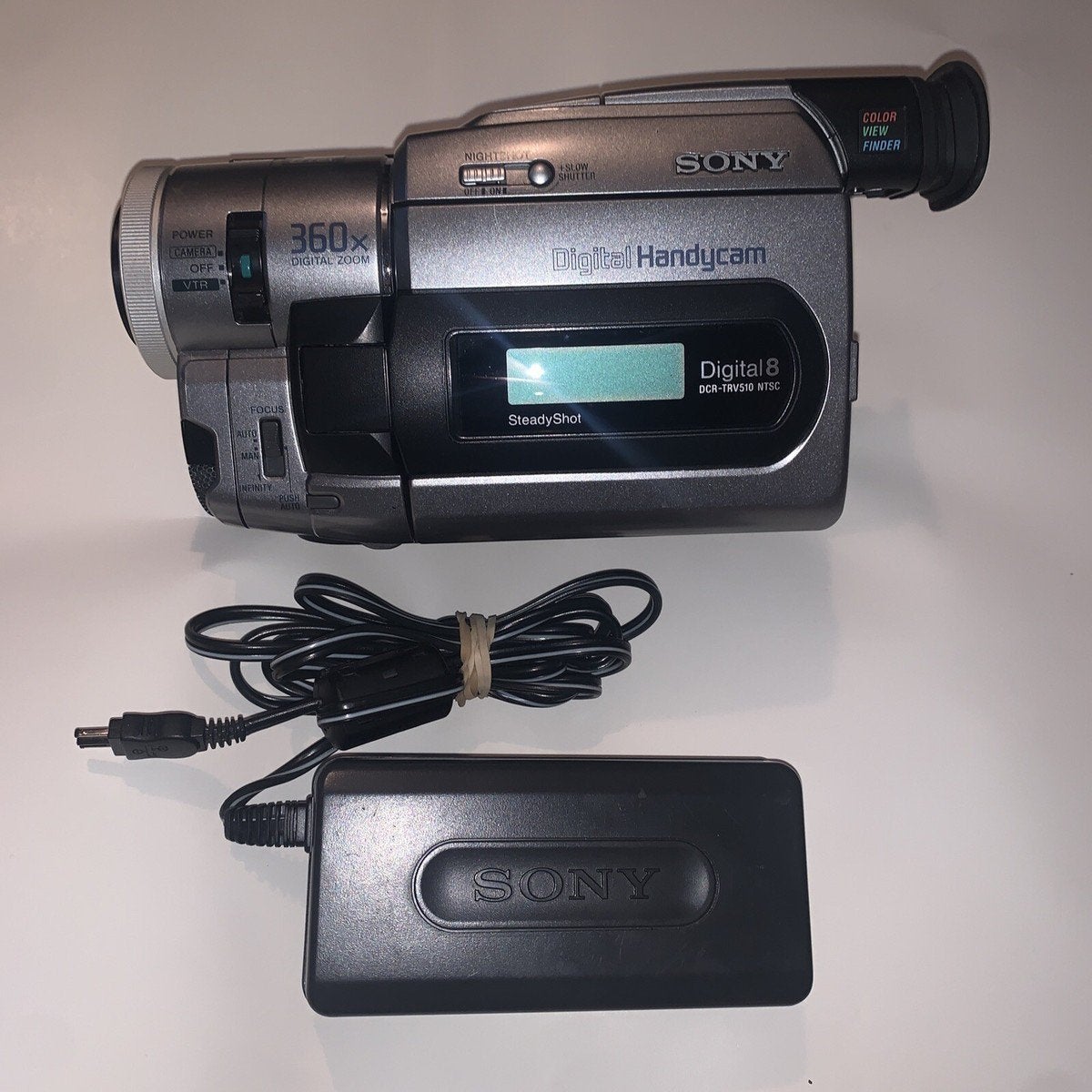 Sony DCR-TRV510E Alleskunner Digital8 Hi8 Video8 videocamera, Ophalen of Verzenden, Zo goed als nieuw, Sony, 20x of meer