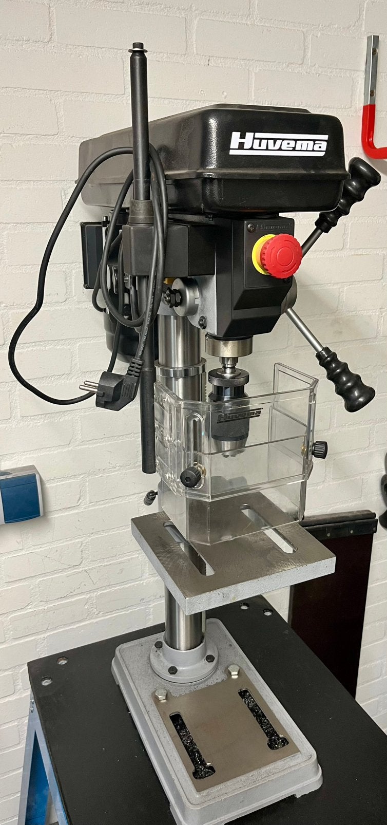 Tafel kolomboormachine Huvema HU13-2 nieuwstaat, Ophalen, Zo goed als nieuw, Klopboormechanisme, Kolomboormachine