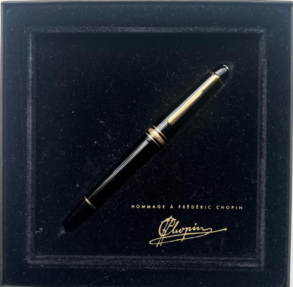 Montblanc vulpen Meisterstuck 145 classic M nib, Verzamelen, Met doosje, Ophalen of Verzenden, Zo goed als nieuw, Vulpen