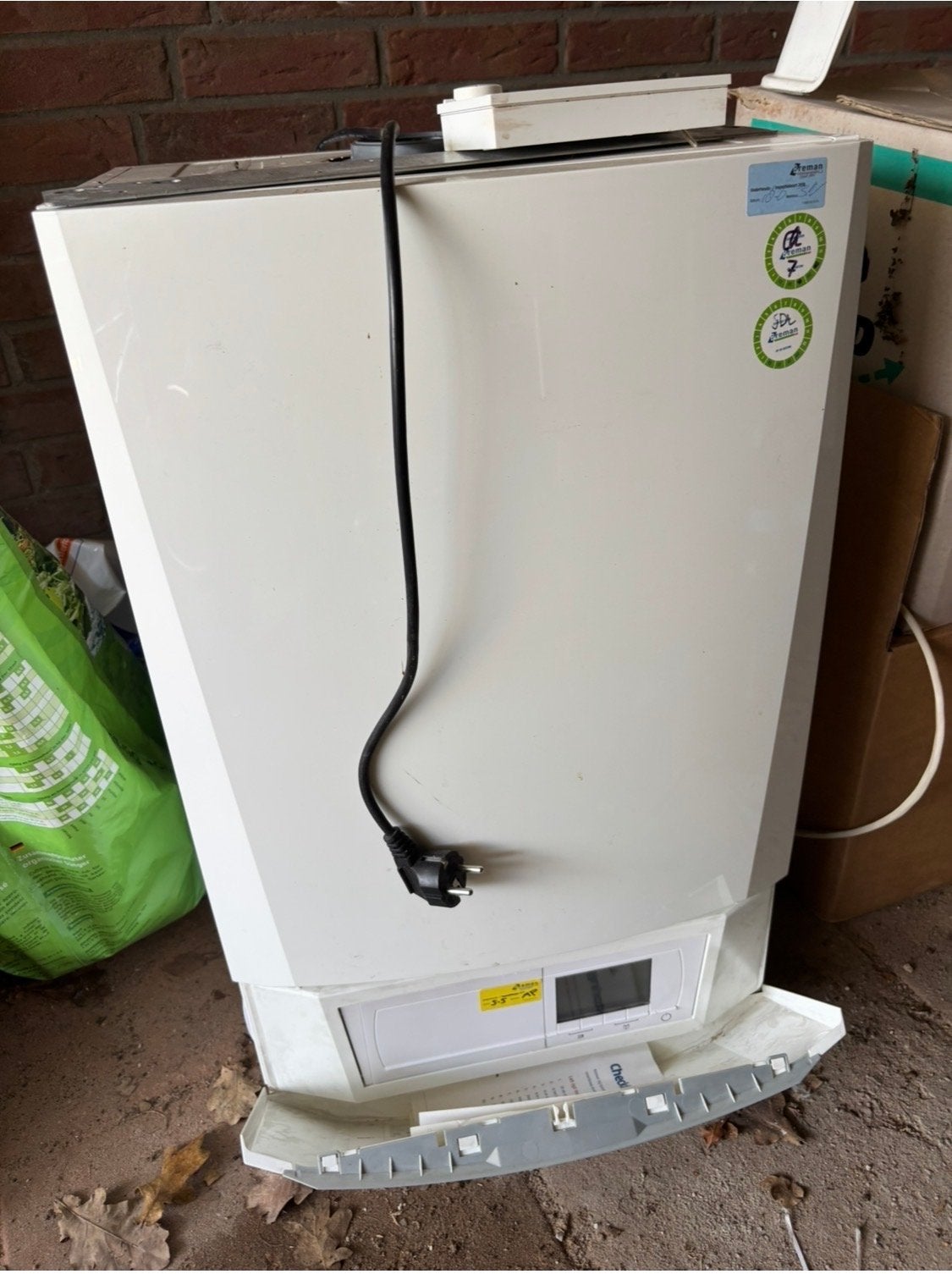 Remeha Calenta 40C CV-ketel incl. thermostaat, Ophalen, 30 tot 80 cm, Gebruikt, Hoog rendement (Hr)