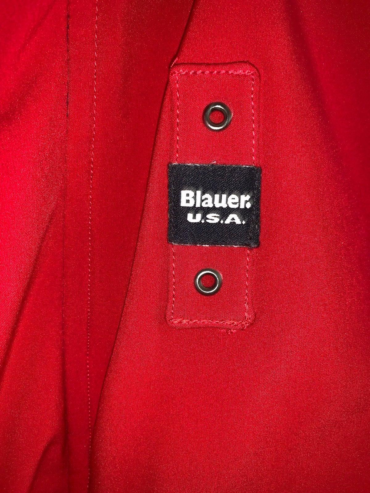 Blauer USA Heren Jas Rood Maat M - Zo goed als nieuw, Ophalen of Verzenden, Zo goed als nieuw, Maat 48/50 (M), Rood
