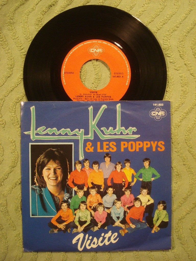 Lenny Kuhr & Les Poppys 7" Vinyl Single: ‘Visite’ (NL), Cd's en Dvd's, Ophalen of Verzenden, Zo goed als nieuw, 7 inch, Nederlandstalig