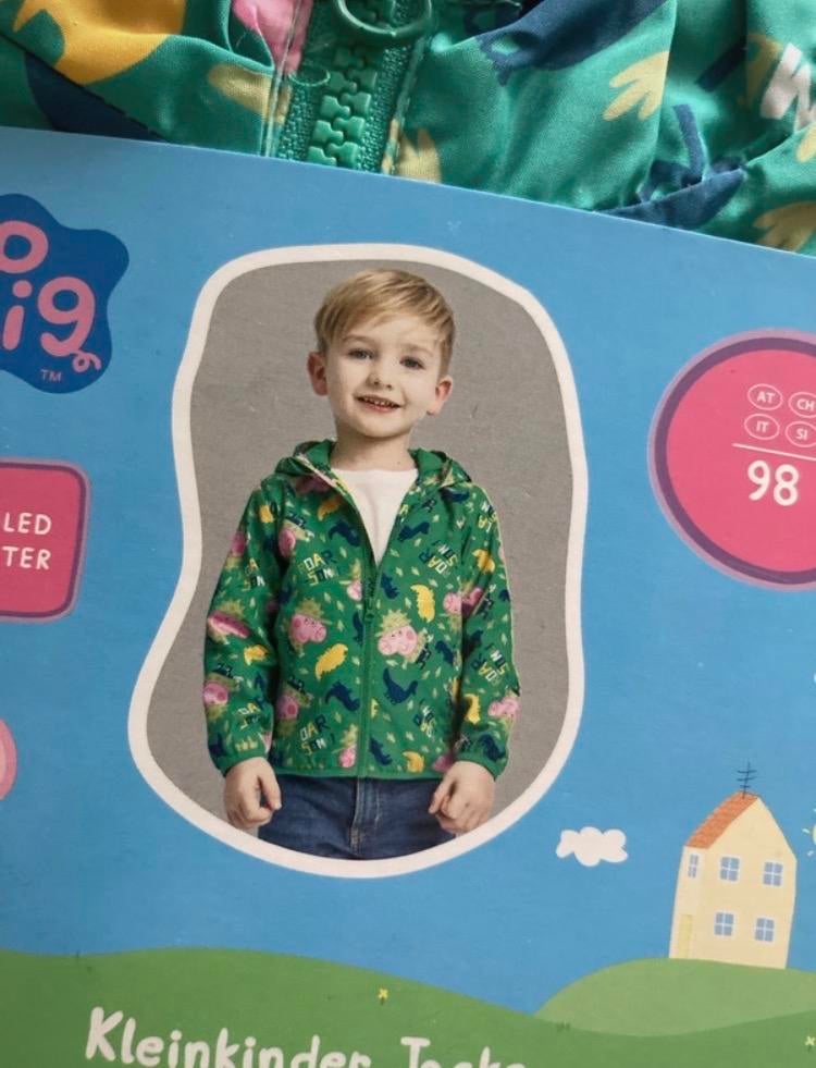 Nieuwe Peppa Pig zomerjas maat 98 - Groen met print, Jongen of Meisje, Ilewap, Nieuw, Ophalen of Verzenden