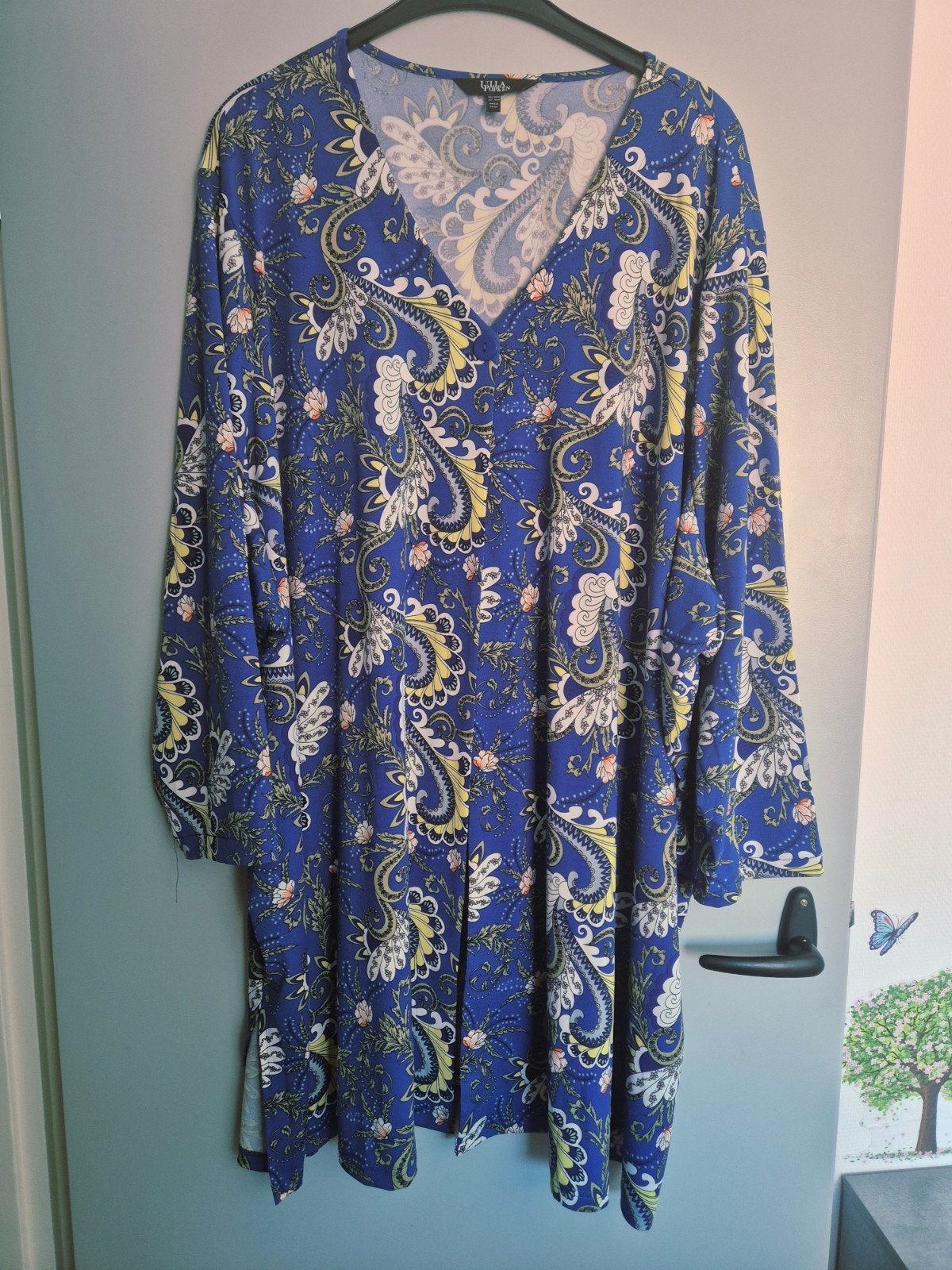 Vest Ulla popken maat 66/68, Blauw, Trui of Vest, Ulla Popken, Ophalen of Verzenden
