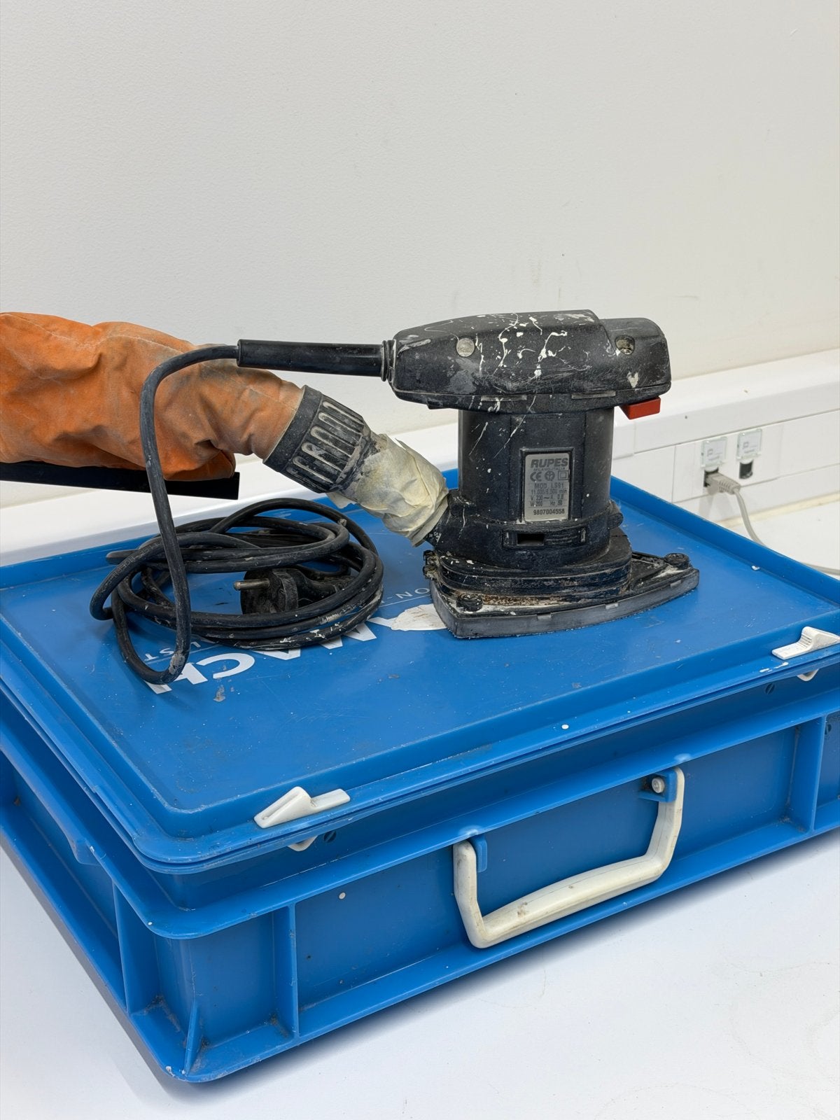 Rupes LS 91 Delta Schuurmachine met Koffer, Doe-het-zelf en Verbouw, Ophalen of Verzenden, Gebruikt, Minder dan 600 watt, Overige typen