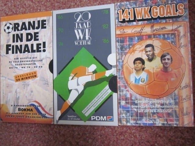 WK Voetbal VHS Banden - Oranje in de Finale, 20 Jaar WK, Verzamelen, Ophalen of Verzenden, Gebruikt, Overige binnenlandse clubs