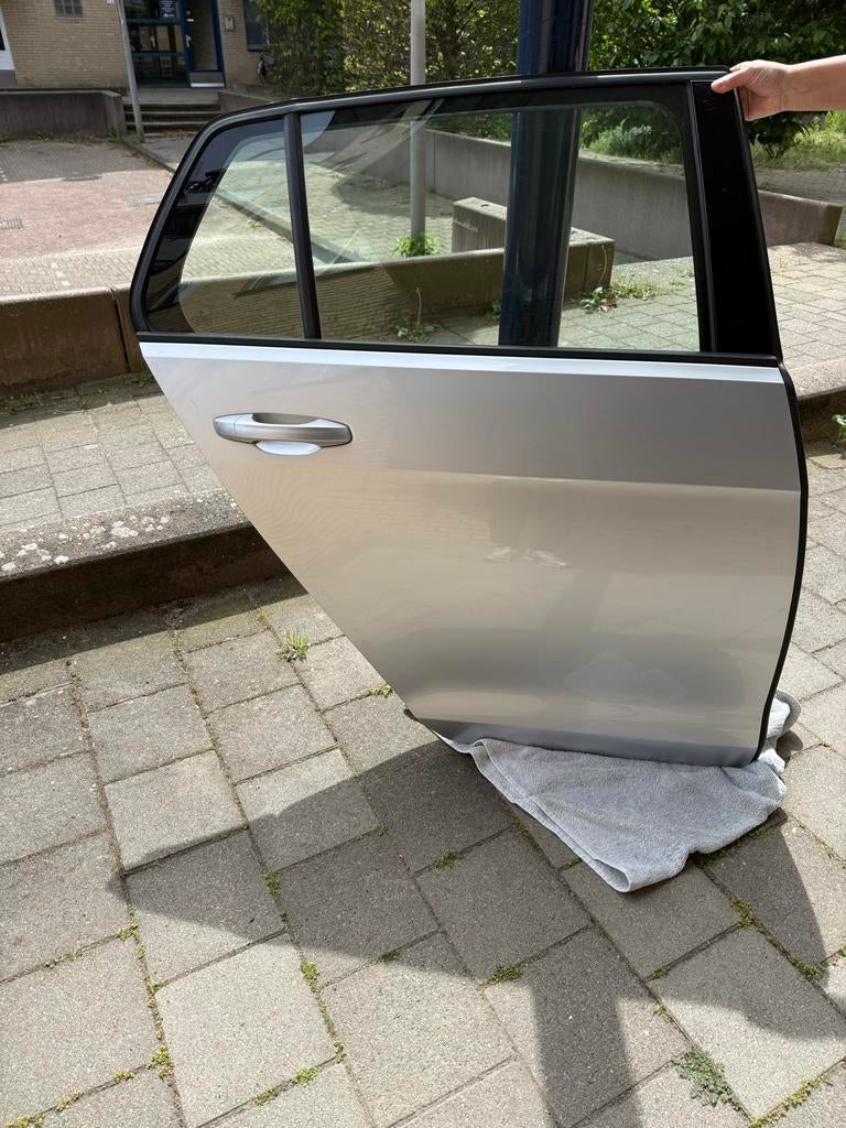 Volkswagen Golf 7 Deur Rechtsachter Zilver (LA7W), Auto-onderdelen, Ophalen, Gebruikt, Achter, Volkswagen