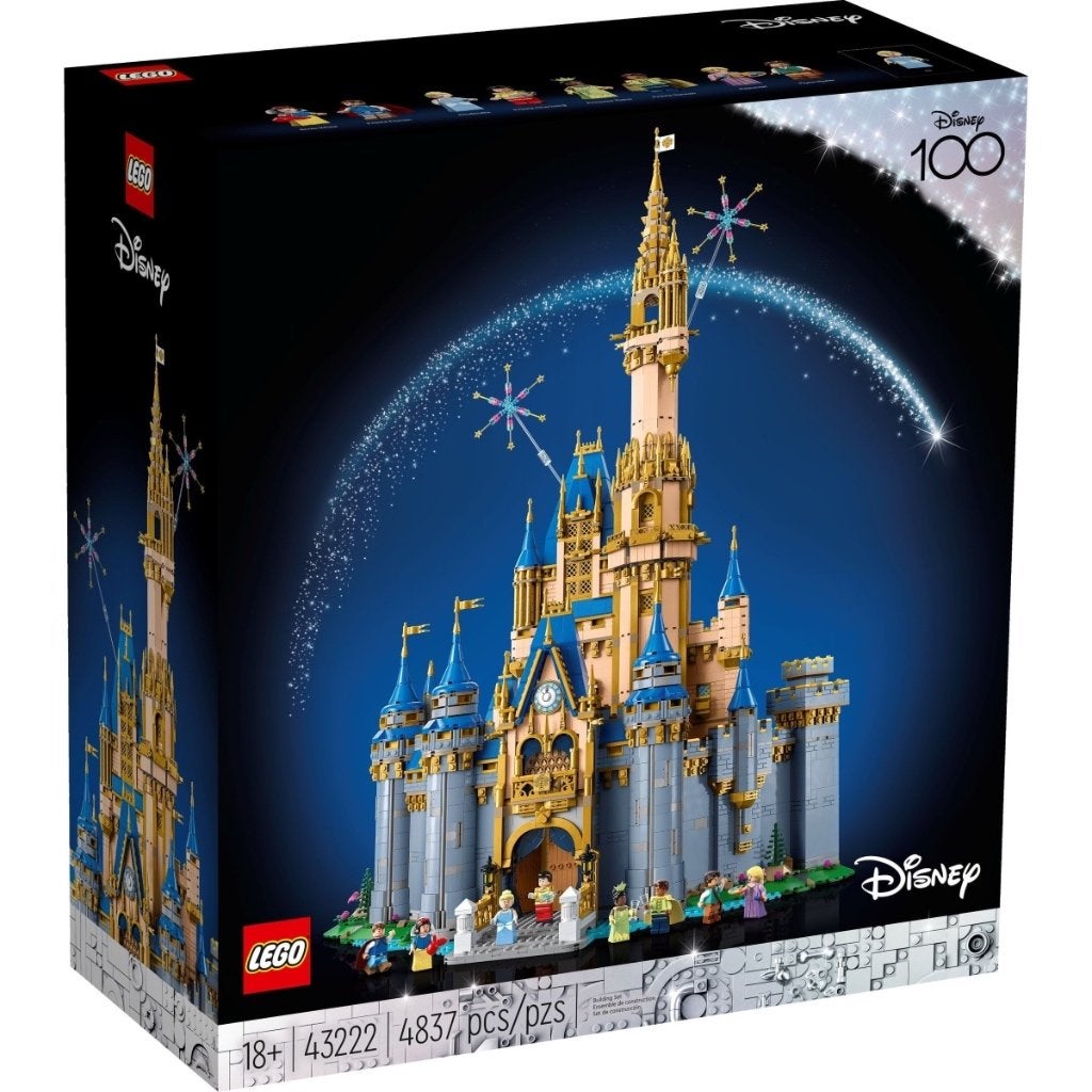 LEGO 43222 - Disney Castle huren - €12,50 p/w - Bergh Bricks, Gebruikt, Lego, Ophalen of Verzenden, Compleet