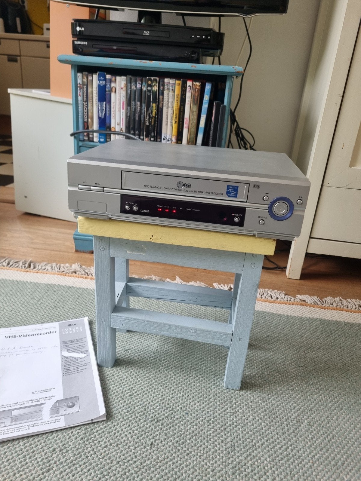 LG VHS-Videorecorder LV2283 - Getest en Werkend, Ophalen of Verzenden, Gebruikt, VHS-speler of -recorder