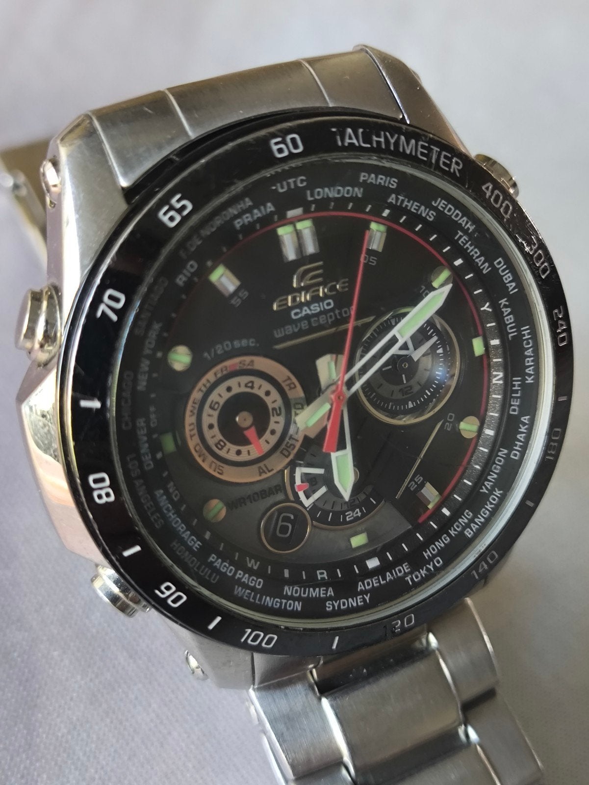 Casio edifice 1000D, Sieraden, Tassen en Uiterlijk, Horloges | Heren, Zo goed als nieuw, Casio, Ophalen of Verzenden