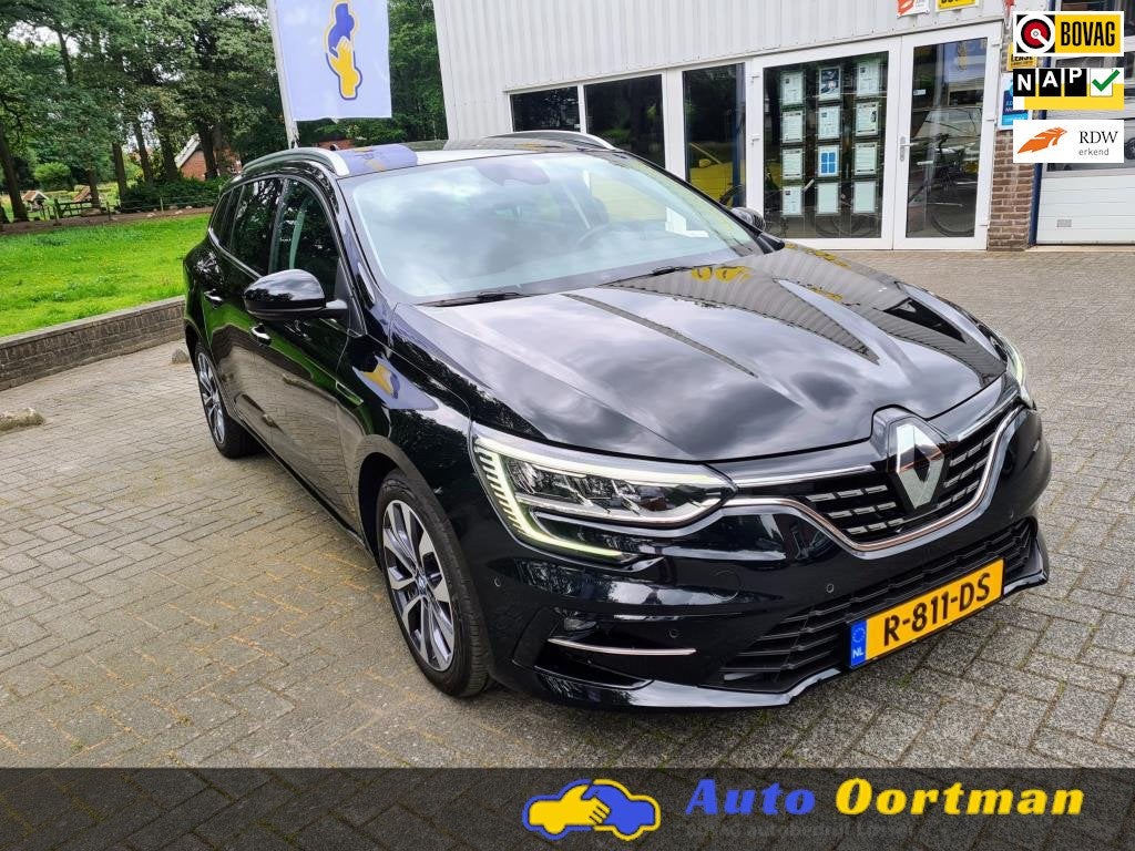 Renault Mégane Estate 1.6 E-Tech Plug-In Hybrid 160 Intens, Gebruikt, 4 cilinders, Zwart, Plug-in hybride