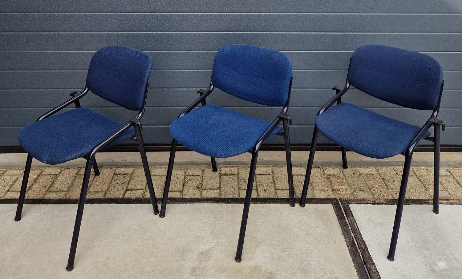 22 x Eromes kantine stoelen schoolstoelen vergaderstoelen, 5 krukken of meer, Ophalen of Verzenden, Zo goed als nieuw, 60 tot 90 cm
