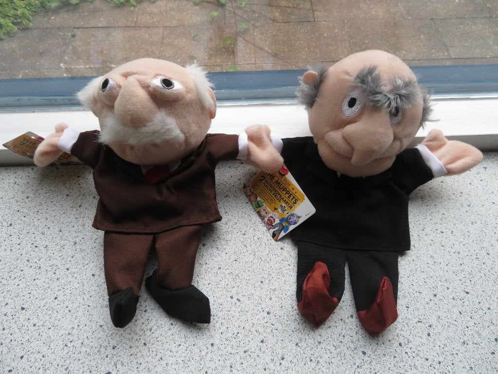 Handpop Waldorf & Statler van The Muppets AH senioren AH, Albert Heijn, Overige typen, Nieuw, Ophalen of Verzenden