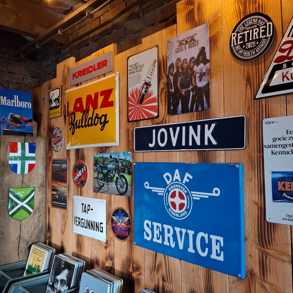 Lanz Bulldog - Authentiek, echt emaille bord, Reclamebord, Nieuw, Ophalen of Verzenden
