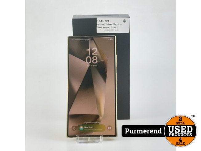 Samsung Galaxy S24 Ultra 256GB Yellow | ZGAN, Telecommunicatie, Mobiele telefoons | Samsung, Samsung, Zo goed als nieuw, Support@Samsung.com