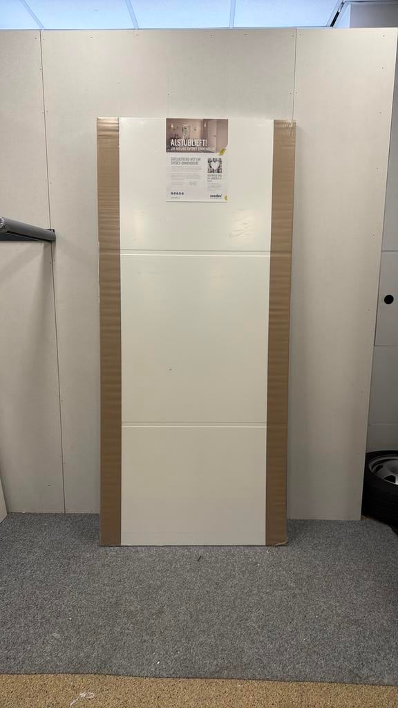Mp 332 witte opdekdeur 211,5/93, Huis en Inrichting, Ophalen, 50 tot 100 cm, Zo goed als nieuw, Minder dan 100 cm