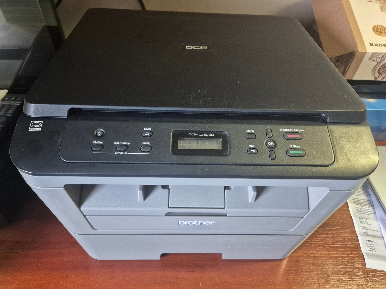 Brother DCP-L2500D All-in-one Laserprinter Zwart-wit, Ophalen, Gebruikt, All-in-one, Zwart-en-wit printen