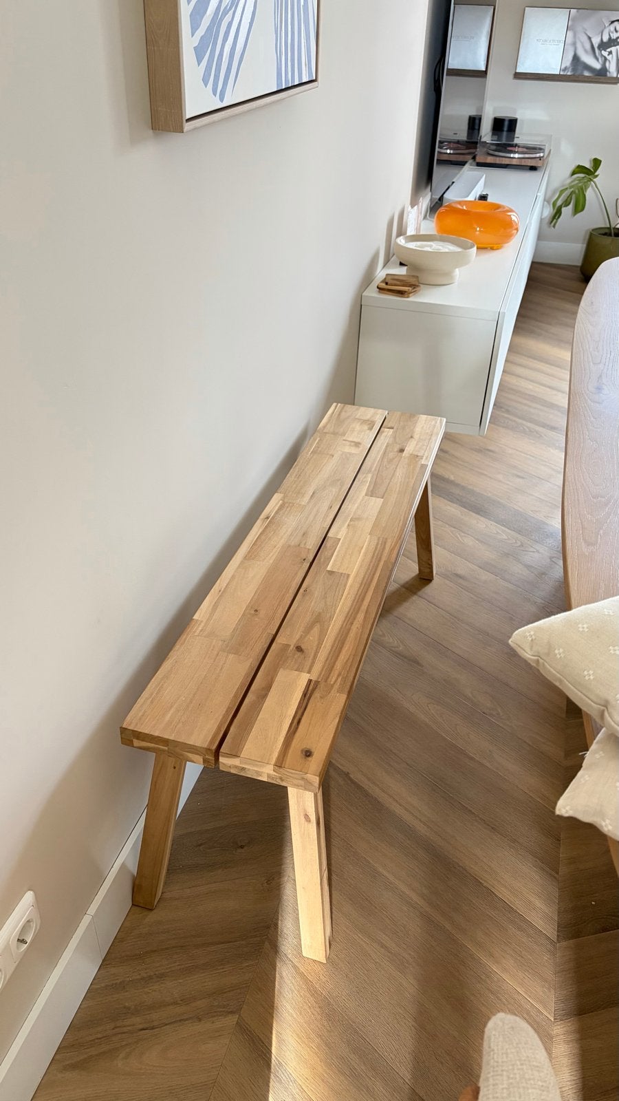 IKEA SKOGSTA Bankje - Massief Acaciahout, Ophalen, Minder dan 75 cm, 150 tot 200 cm, Tweepersoons