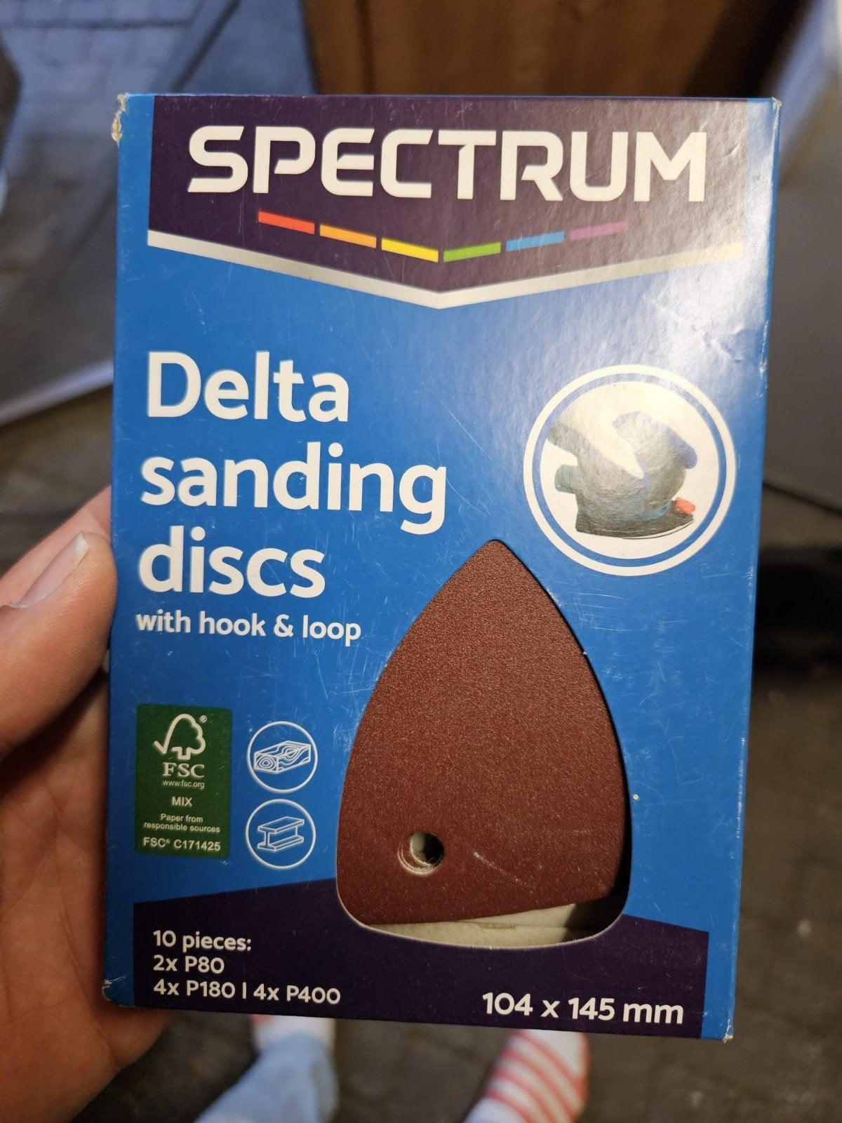 Spectrum Delta schuurpapier set - 10 stuks, Ophalen of Verzenden