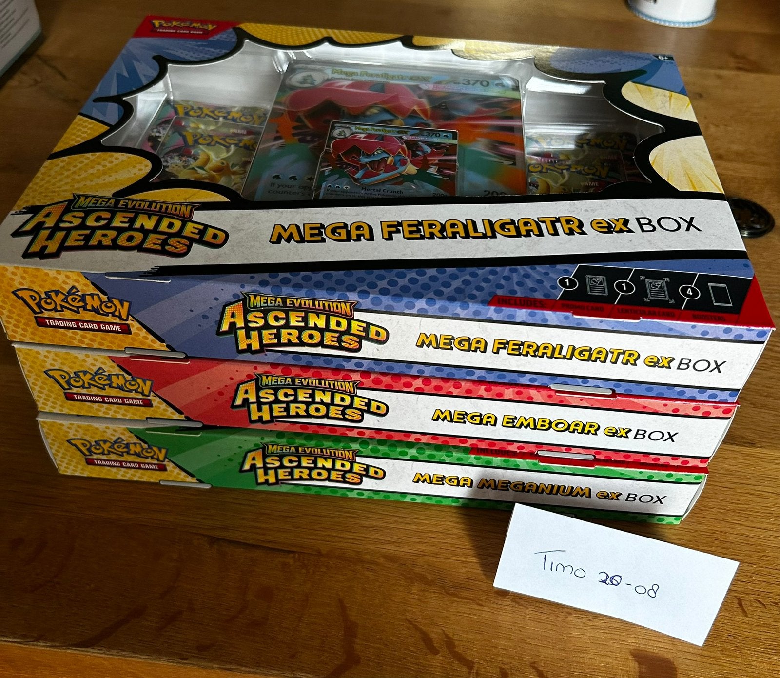 Pokemon Ascended Heroes Mega EX boxen, Ophalen of Verzenden, Zo goed als nieuw, Boosterbox
