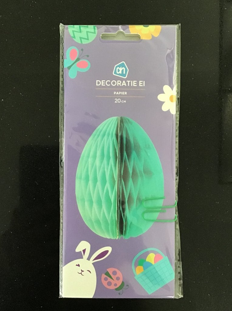 Papieren Decoratie Ei. Merk Albert Heijn. Nieuw., Diversen, Pasen, Verzenden, Nieuw