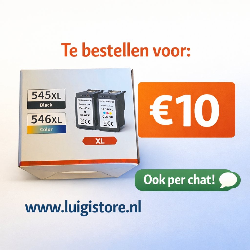 Printer Cartridges 545/546XL Compatibel for Canon - Merkloos, Computers en Software, Printers, Nieuw, All-in-one, Inkjetprinter