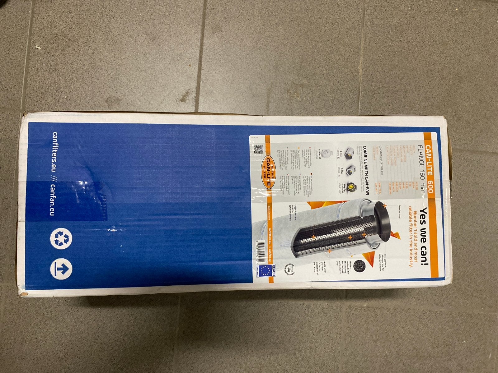 CAN-LITE 600 Koolstoffilter, Doe-het-zelf en Verbouw, Ventilatie en Afzuiging, Ophalen, Nieuw, Afzuiger