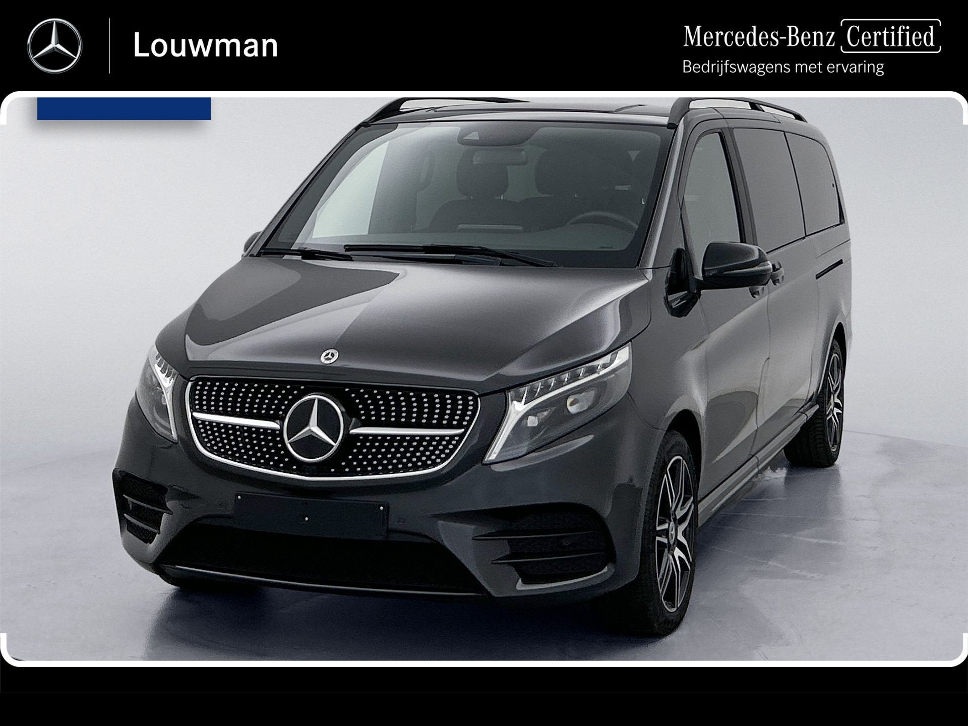 Mercedes-Benz V-Klasse 250d 4-MATIC L3 XL AMG 6-persoons Ele, Auto's, Automaat, Gebruikt, Zwart, Bedrijf