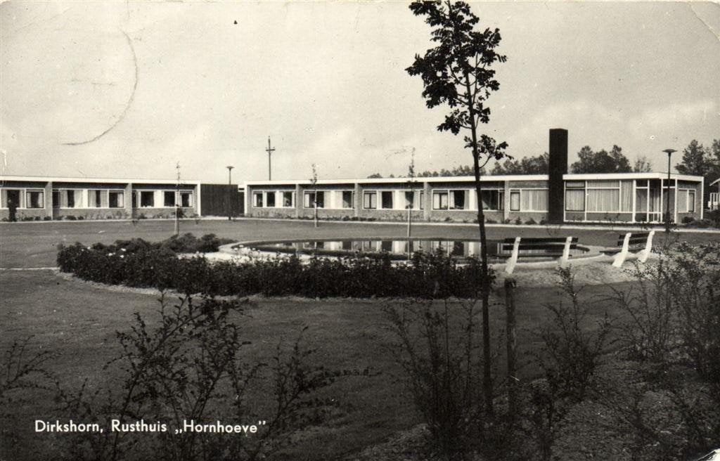 Dirkshorn, Rusthuis Hornhoeve - gelopen, Verzamelen, Ophalen of Verzenden, 1960 tot 1980, Gelopen, Noord-Holland