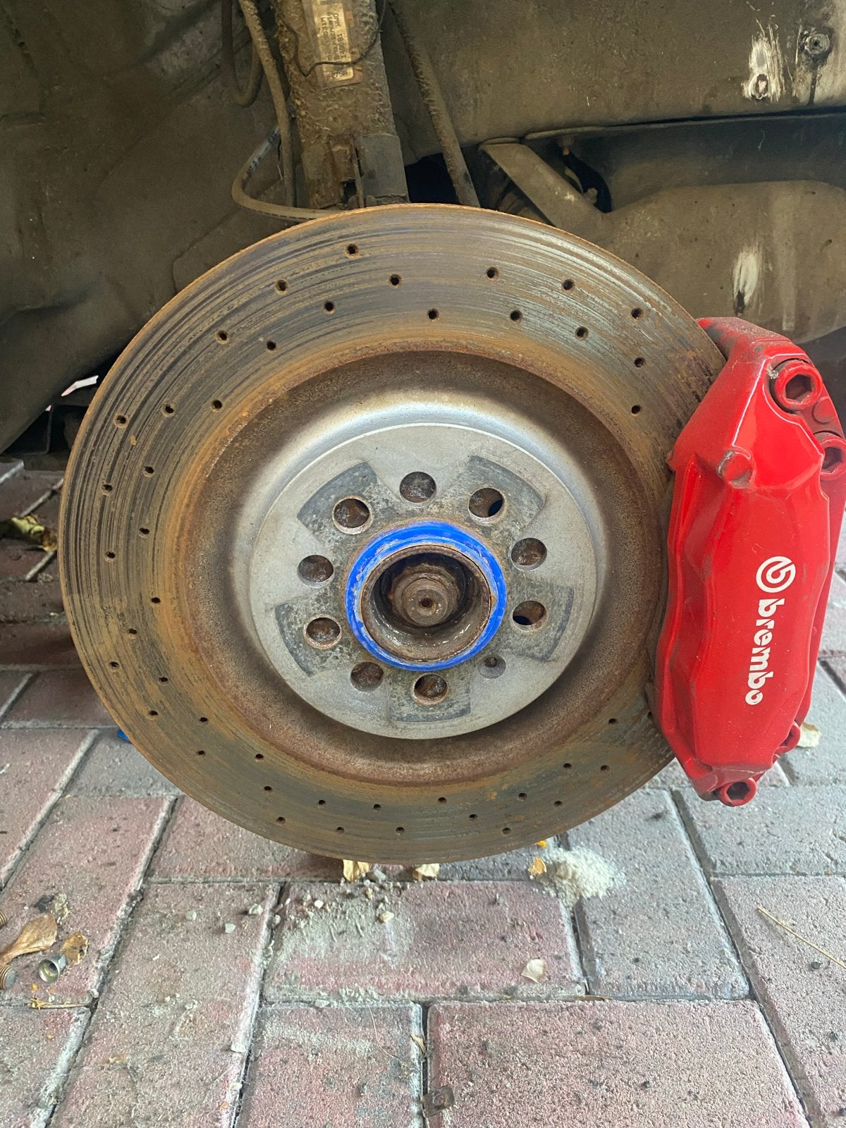 Audi TT Bigbrake Brembo remklauwen en geperforeerde schijven, Ophalen of Verzenden, Gebruikt, Overige automerken