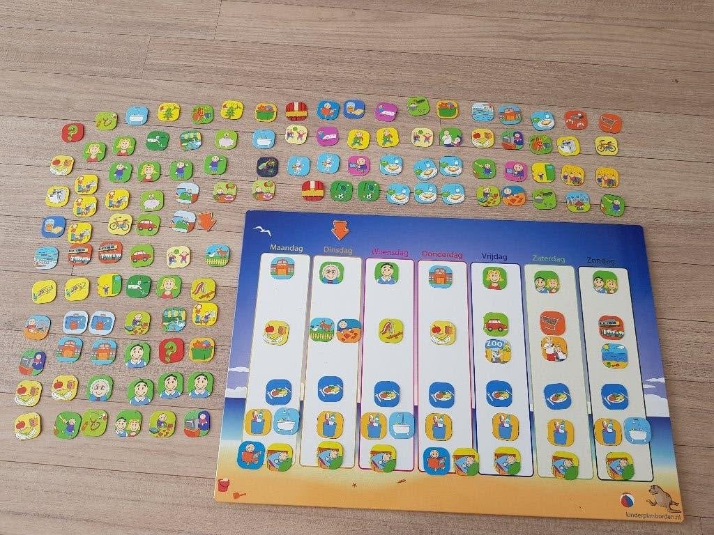 Kinderplanbord, Ophalen, Gebruikt