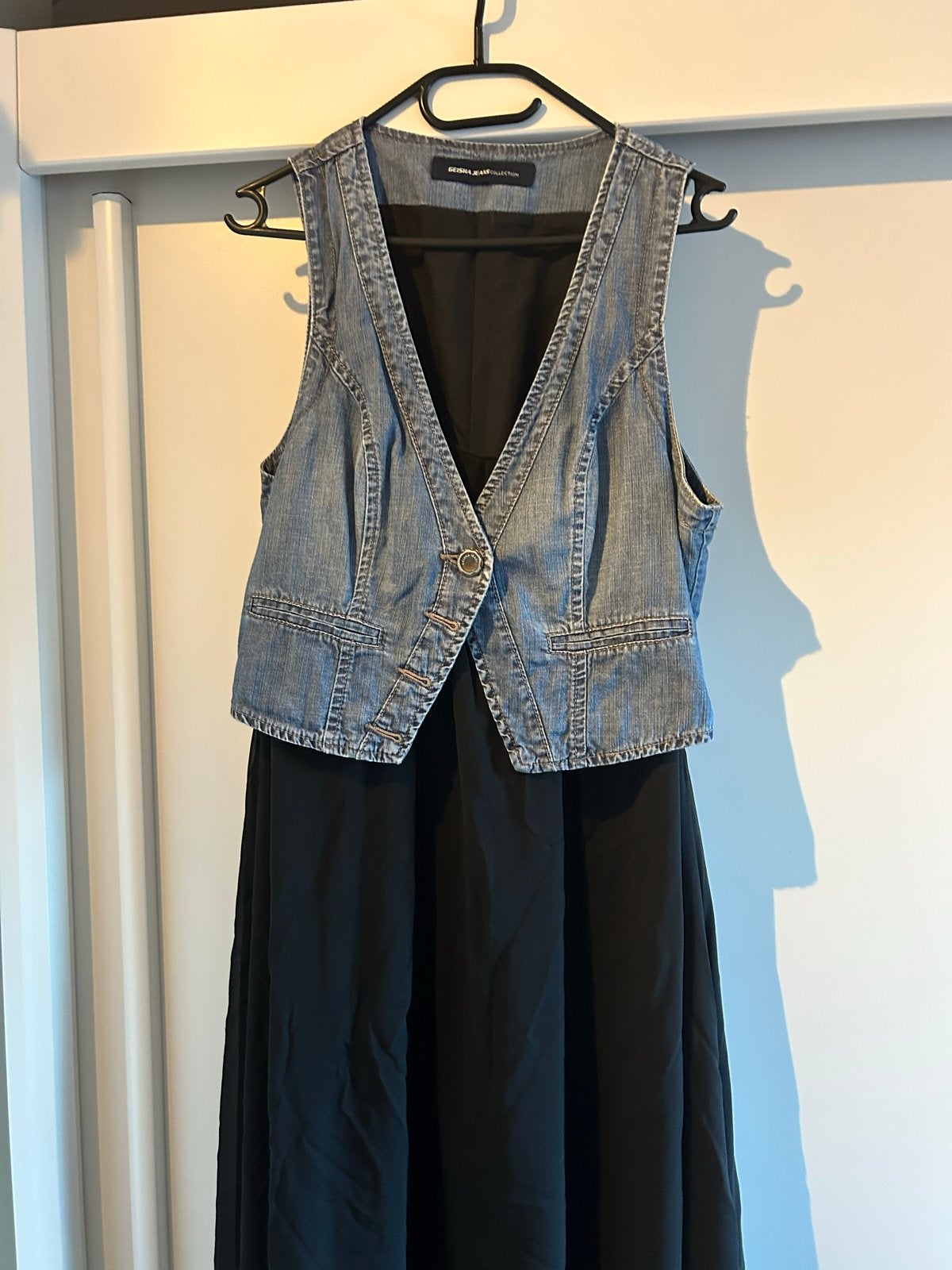 Geisha Jeans Collection spijkergiletje, Kleding | Dames, Ophalen of Verzenden, Zo goed als nieuw, Maat 38/40 (M), Blauw