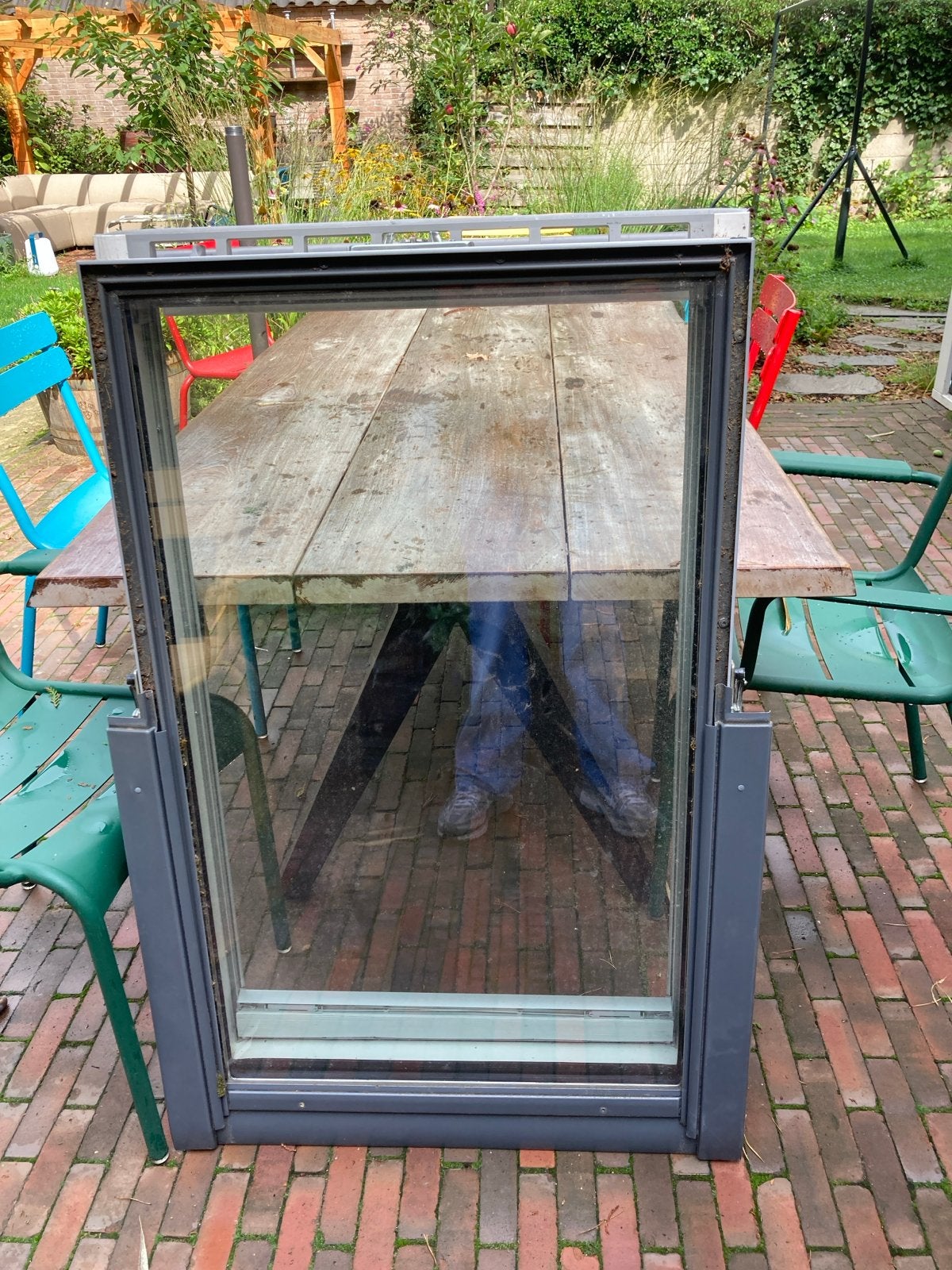 Velux Dakraam GGL MK06 met gootstukken, Doe-het-zelf en Verbouw, Glas en Ramen, Ophalen, Gebruikt, Minder dan 80 cm, 80 tot 120 cm