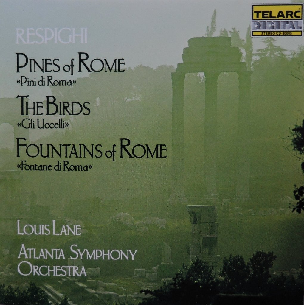 Respighi - Atlanta Symphony Orchestra / Lane - Telarc - DDD, Ophalen of Verzenden, Zo goed als nieuw, Orkest of Ballet