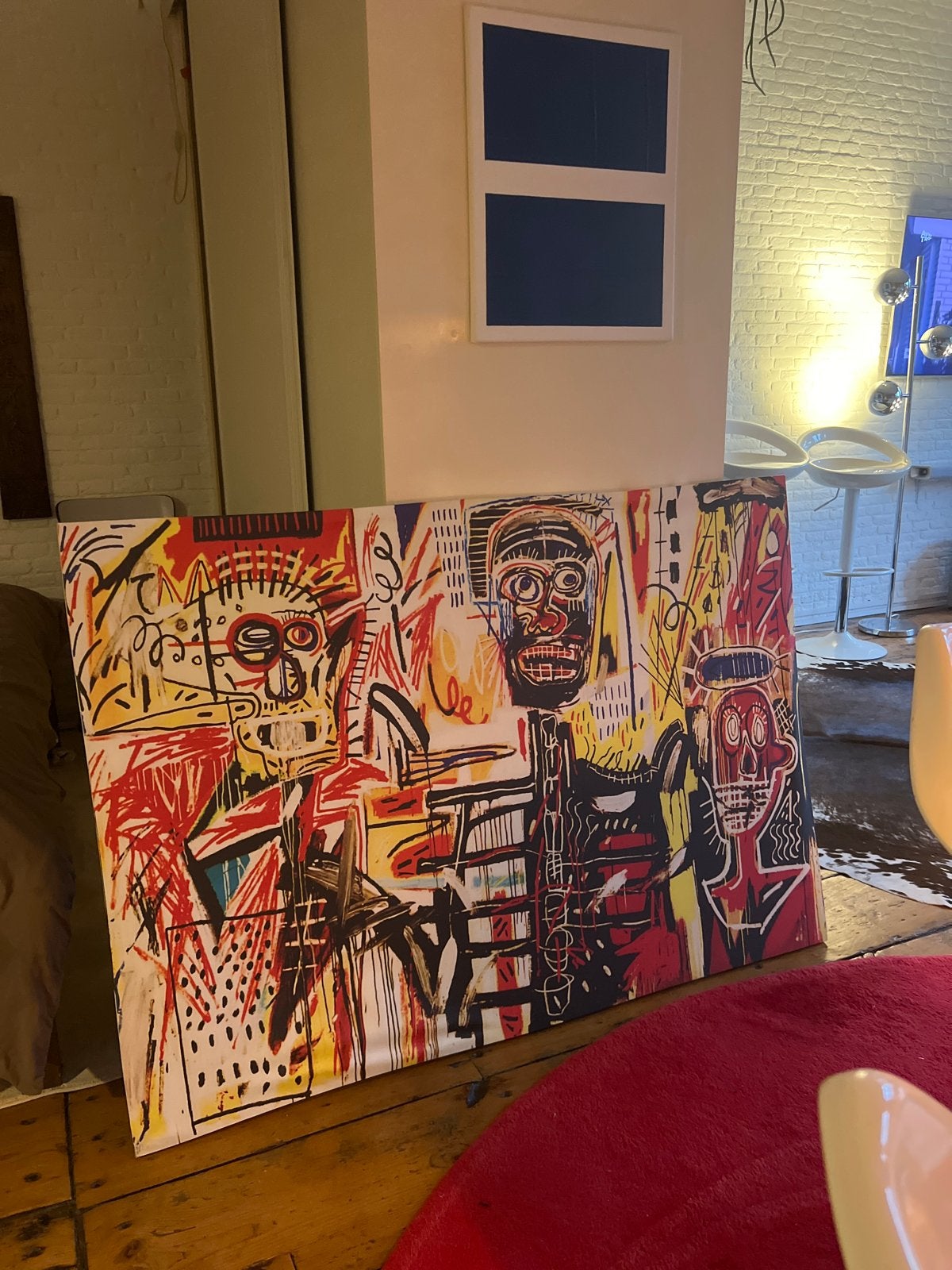 Schilderij in Basquiat-stijl, Ophalen of Verzenden