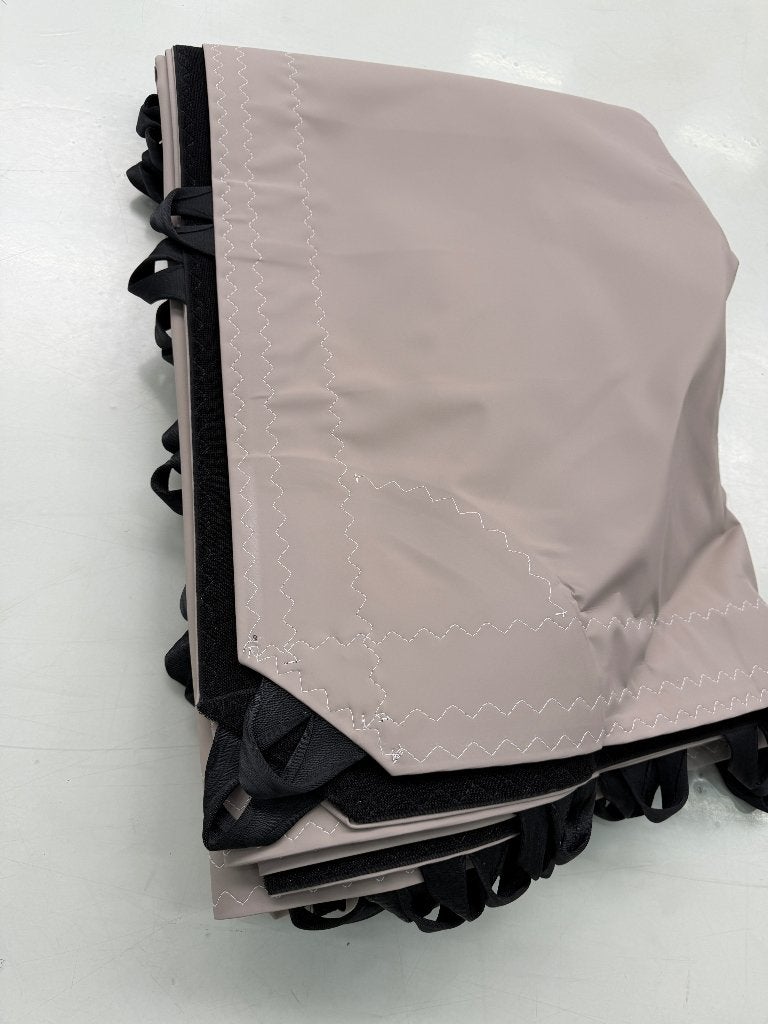 OUTLET DEAL! Stretchtent PREMIUM 4,9 x 7m Taupe/Wit – NIEUW, Ophalen, Nieuw, Minder dan 5 meter, 6 meter of meer