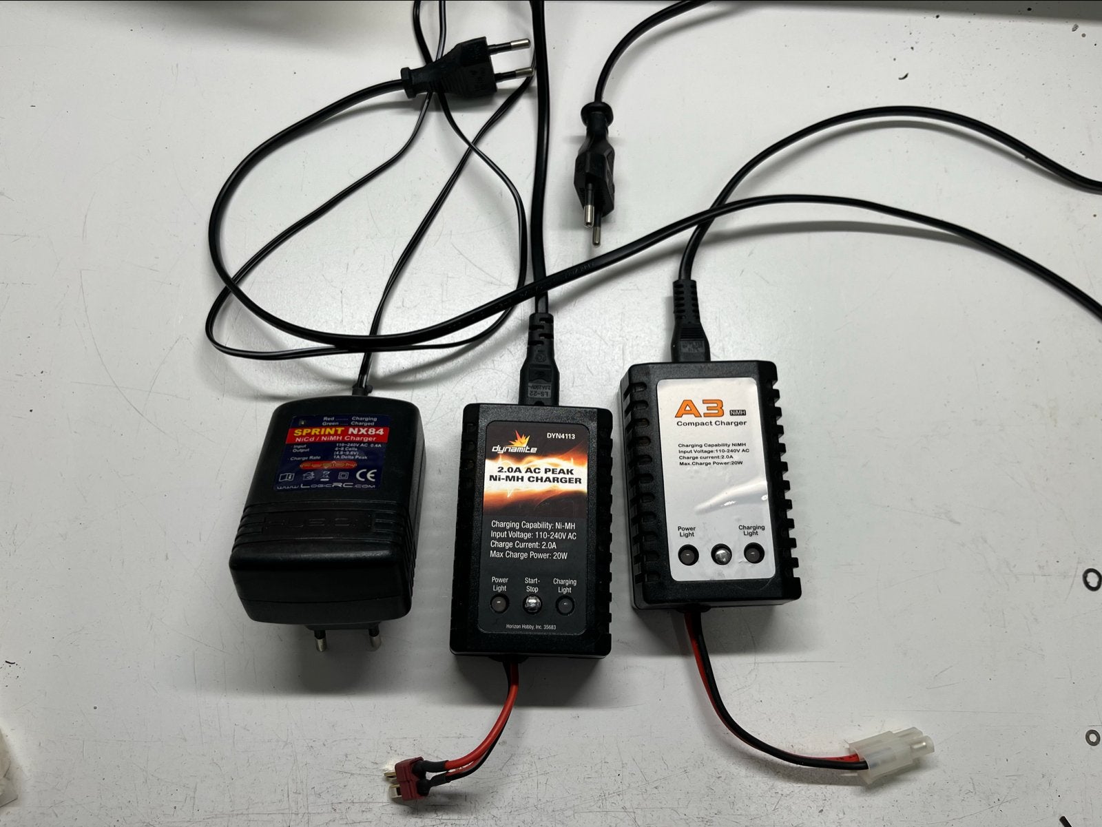 RC Laders: Sprint NX84, Dynamite 2.0A, A3 Compact Charger, Gebruikt, Onderdeel, Overige schalen, Overige typen